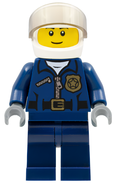 Минифигурка Lego Police - City Helicopter Pilot cty0482 U